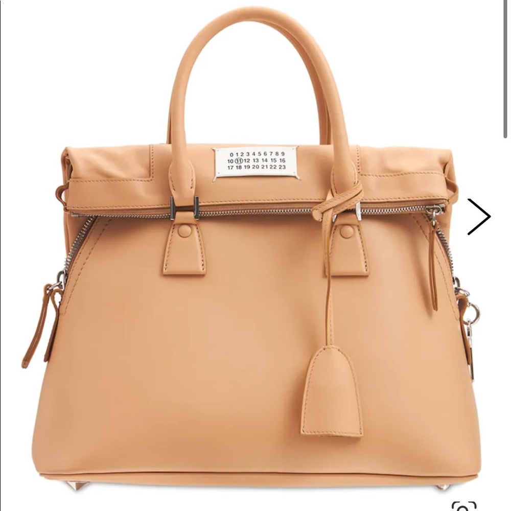 MAISON MARGIELA MEDIUM 5AC SOFT LEATHER TOP HANDLE BAG